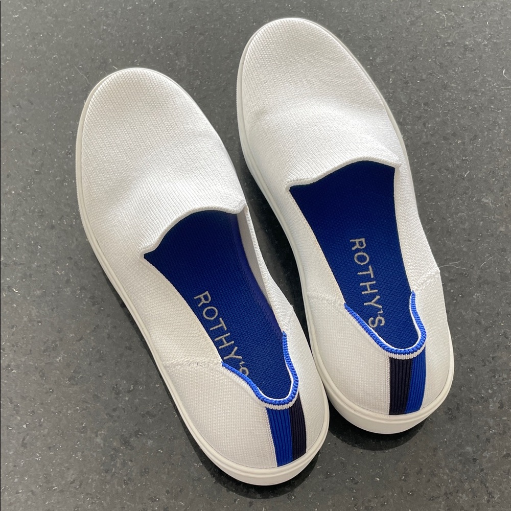 Rothy's Women’s White Knit Sneakers